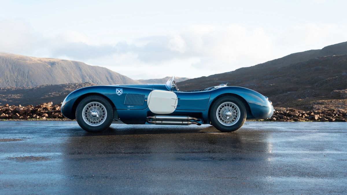 C-Type był pierwszym autem projektowanym w tunelu aerodynamicznym.