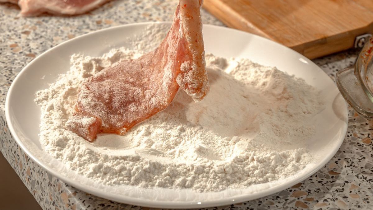 Panierka z tej mąki jest o wiele bardziej chrupiąca