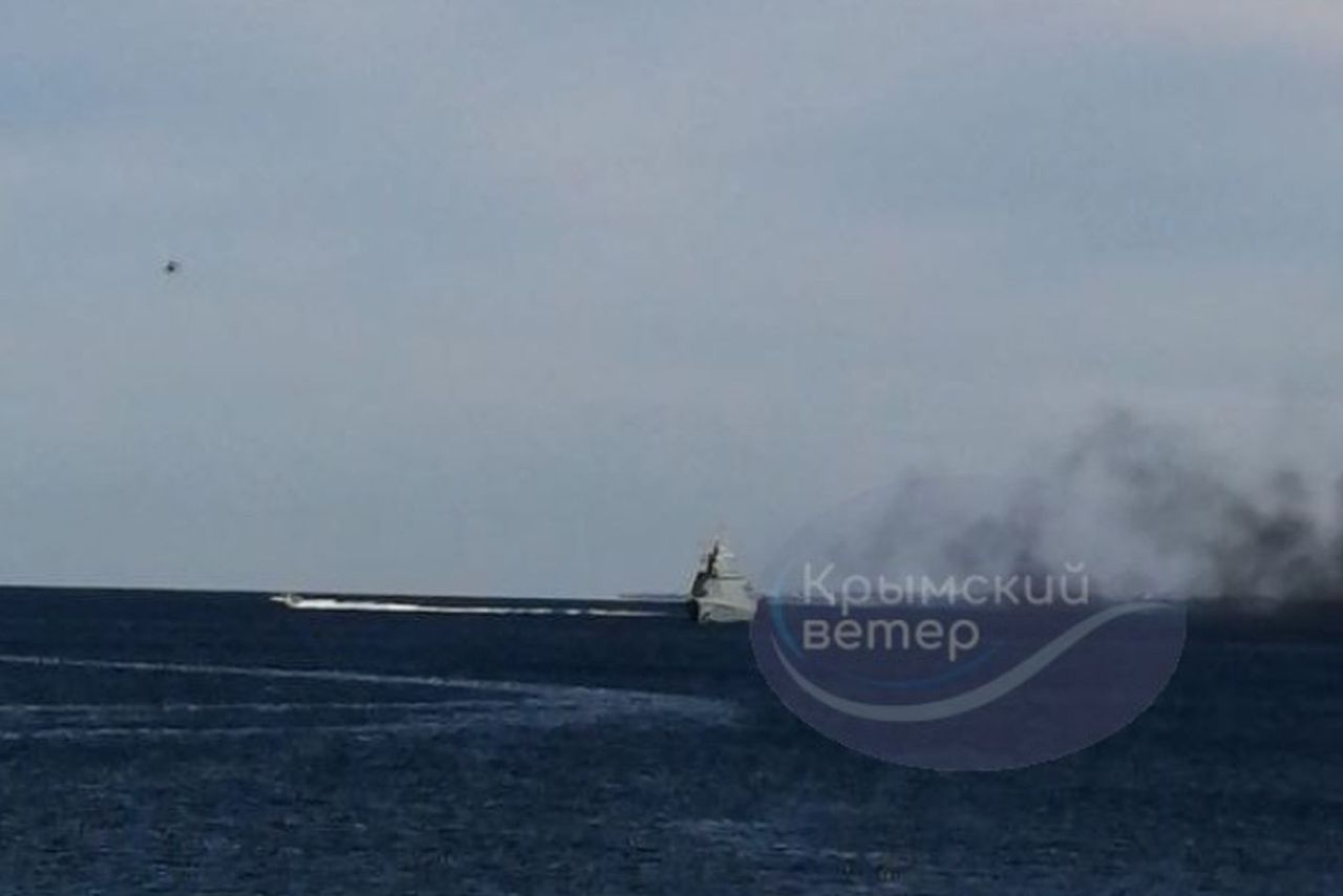 Rosyjskie okręty atakowane na Morzu Czarnym