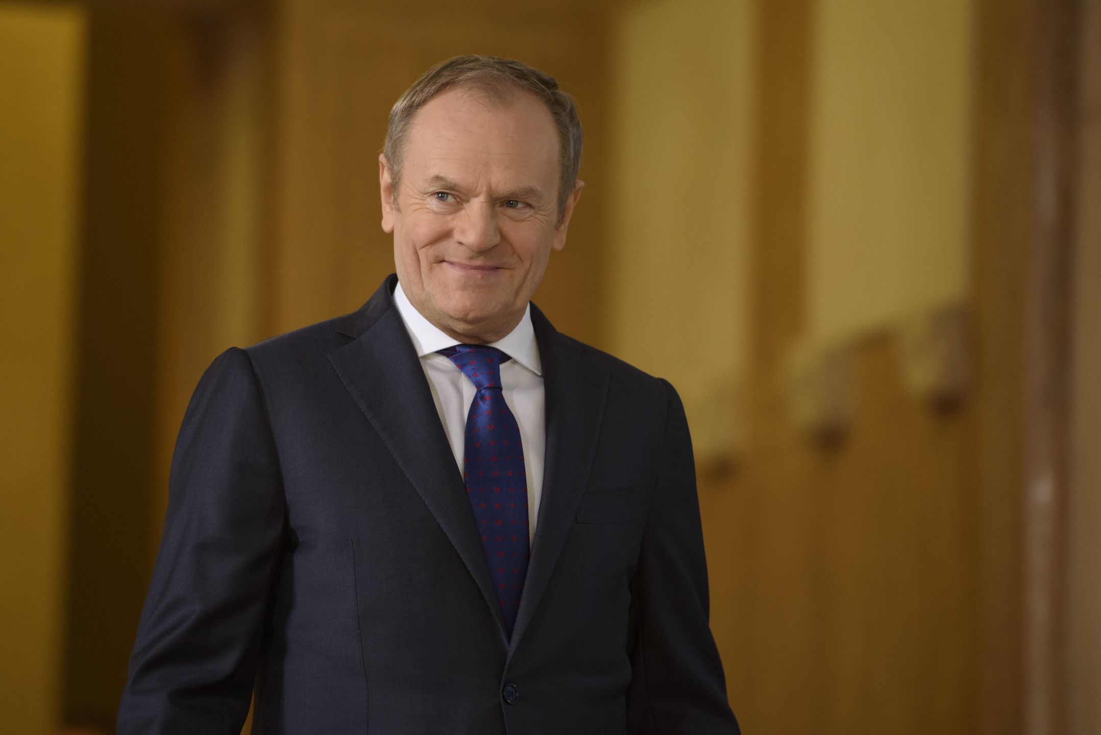 Polish Prime Minister Donald Tusk arrives before welcoming the President of the European Council Antonio Costa
in Warsaw, Poland, January 3, 2025.