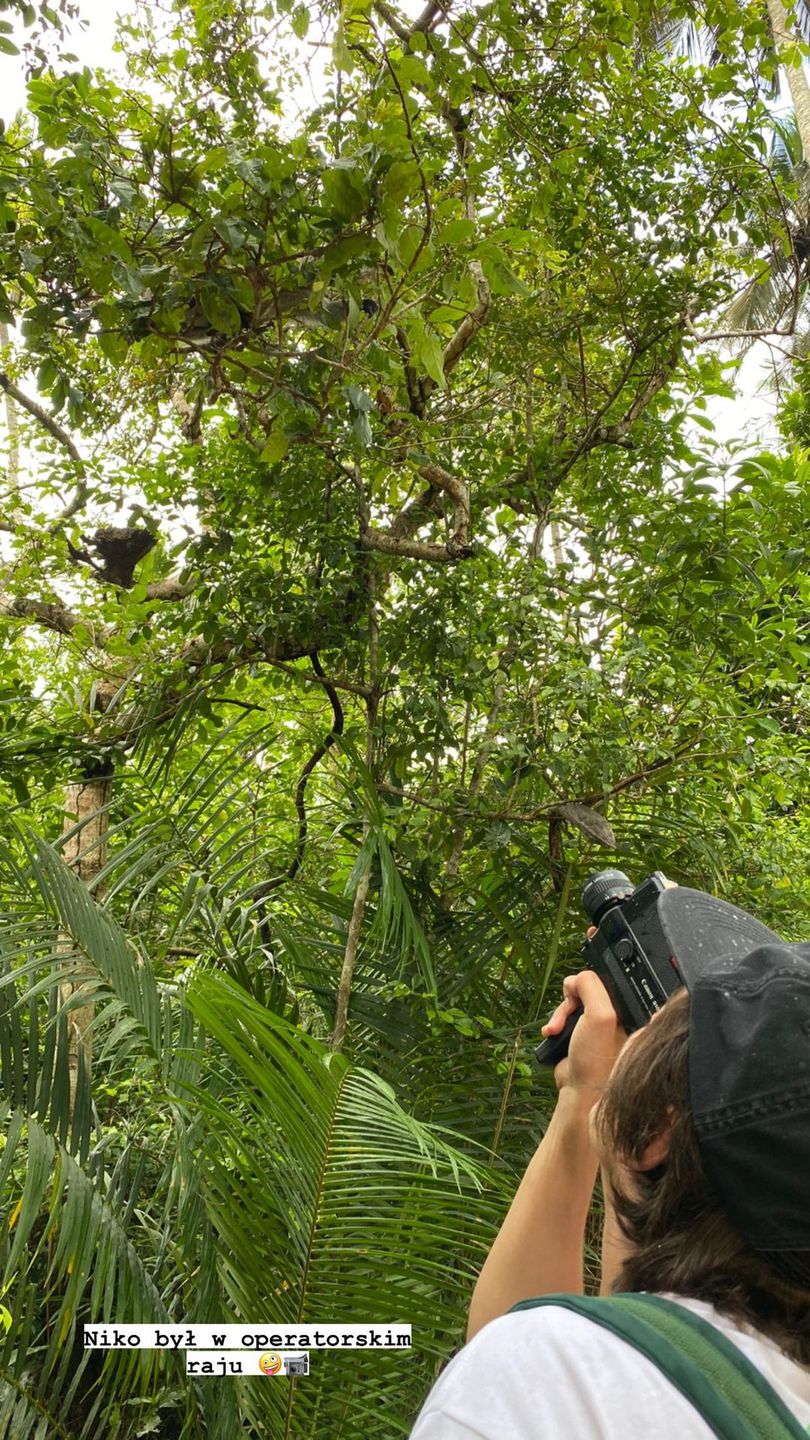 Nikodem Rozbicki w Parku Narodowym Jozani