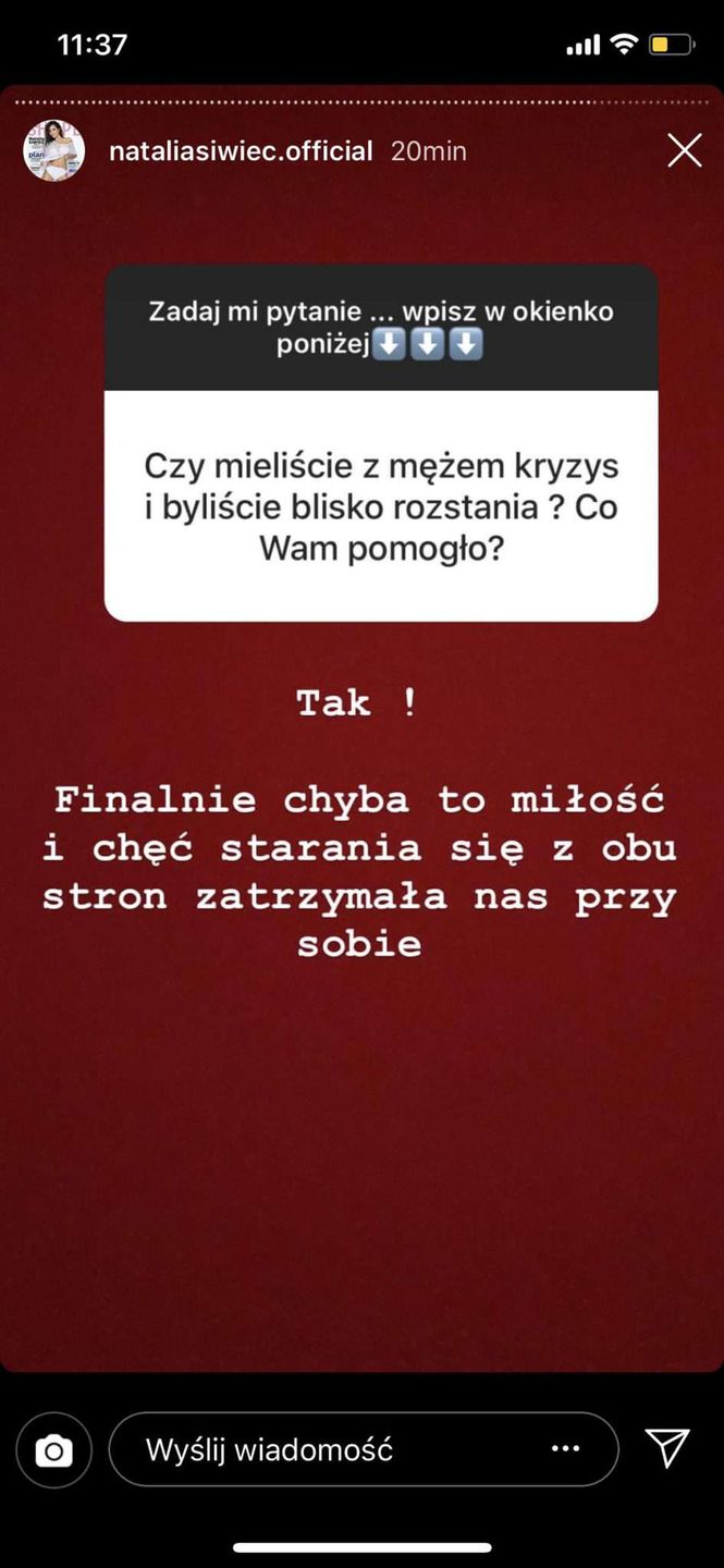 Natalia Siwiec o kryzysie w małżeństwie