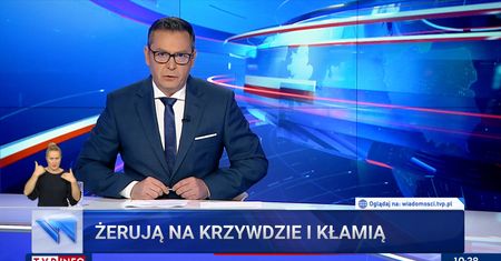 Ostry atak "Wiadomości" na konkurencję. "Żerują na krzywdzie i kłamią"