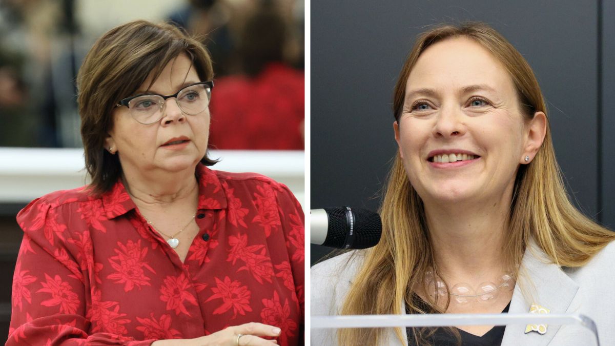 Izabela Leszczyna i Katarzyna Pełczyńska-Nałęcz