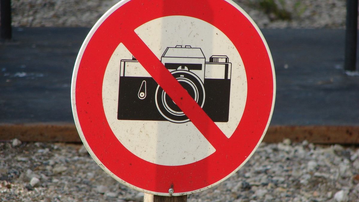 Zakaz robienia zdjęć.