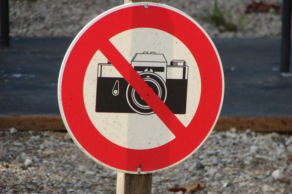 Zakaz robienia zdjęć to nie przelewki