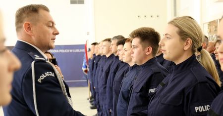Nowi policjanci w lubelskim garnizonie