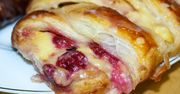 Ciasto duńskie z malinami (niewzbogacone)