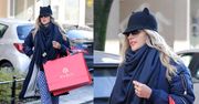 Chuda Karolina Szostak poszła w dzwonach na zakupy (ZDJĘCIA)