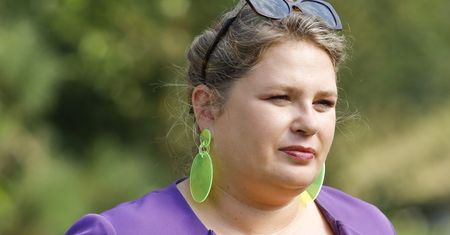 Romanowska w szortach. Ale spójrzcie, co wsunęła na stopy
