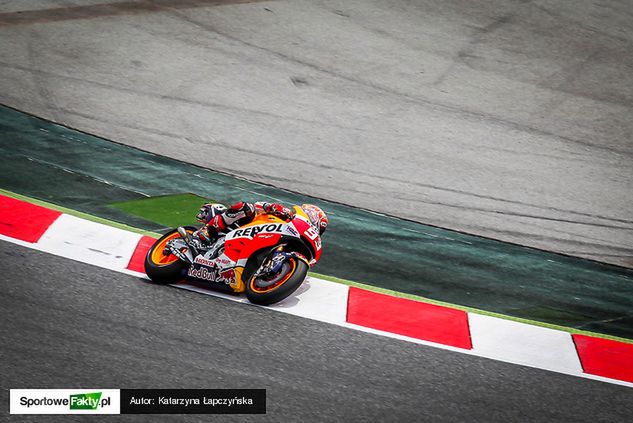 Marc Marquez nie ukończył ostatniego wyścigu MotoGP w Katalonii