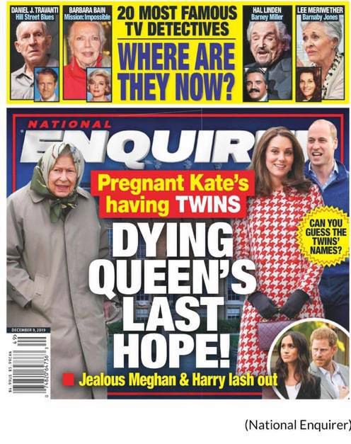 Księżna Kate w czwartej ciąży? National Enquirer