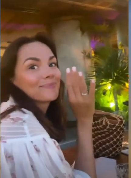 Paulina Krupińska i Sebastian Karpiel-Bułecka u Lewandowskich na Majorce
