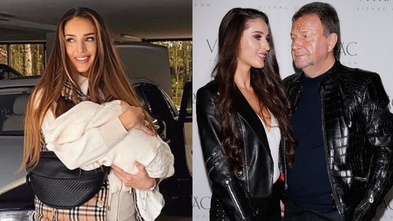 Żona miliardera Patrycja Tuchlińska żali się na trudy opieki nad dzieckiem