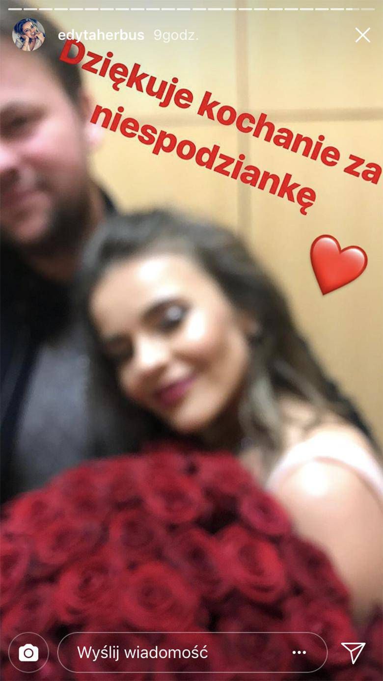 Edyta Herbuś i Piotr Bukowiecki na pierwszym wspólnym zdjęciu