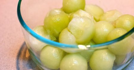 Mrożone kulki z melona