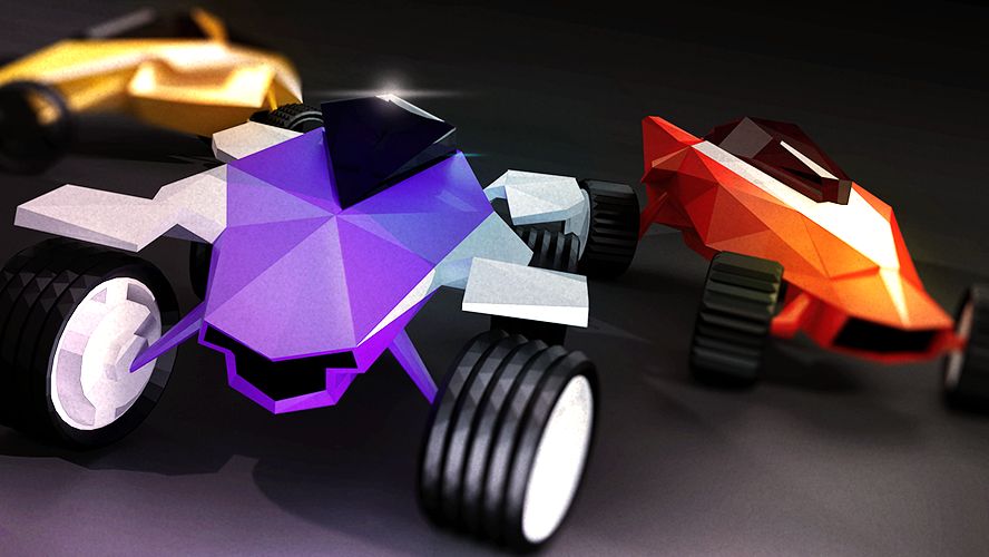 Ekstremalnie krótka, ale ciekawa wyścigówka. Recenzja Stunt Rush 1