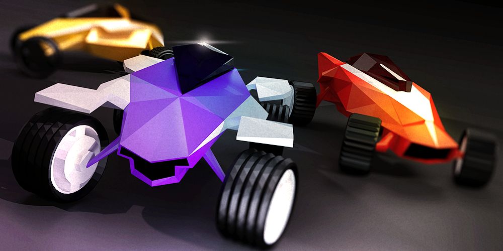 Ekstremalnie krótka, ale ciekawa wyścigówka. Recenzja Stunt Rush 1