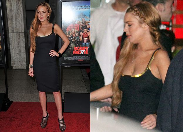 Lohan na premierze! (SEKSOWNA?)