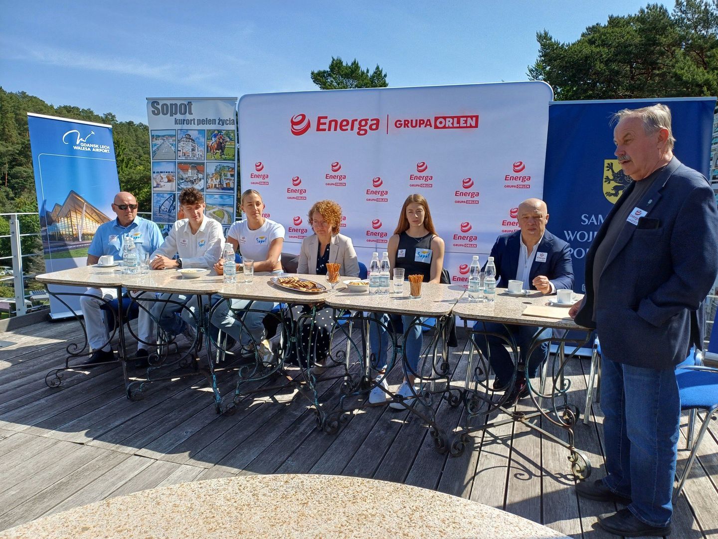 Konferencja prasowa na Stadionie Leśnym zapowiadająca 27. Grand Prix Sopotu im. Janusza Sidły (13.06.2025)