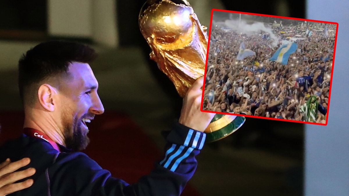 Lionel Messi z Pucharem Świata
