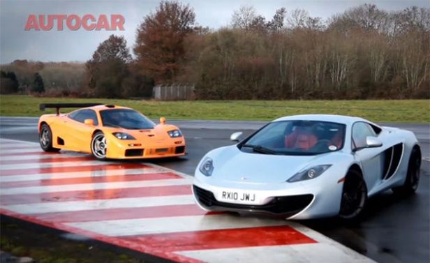 McLaren F1 vs McLaren MP4-12C | Pojedynek pokoleń [wideo]