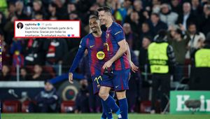 "Dziękuję za wszystkie nauki". Gwiazdor Barcelony napisał do Lewandowskiego