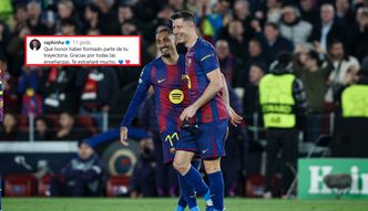 Raphinha napisał do Lewandowskiego