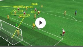 Euro 2016. Ukraina- Polska 0:1: animacja gola Błaszczykowskiego