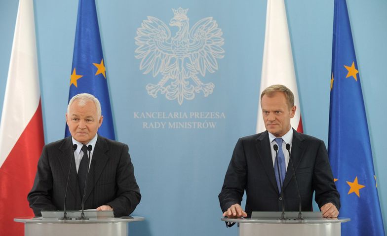 Jan Krzysztof Bielecki i Donald Tusk