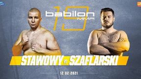 Babilon MMA 19. Szaflarski cięższy od Stawowego. Jeden zawodnik poza limitem
