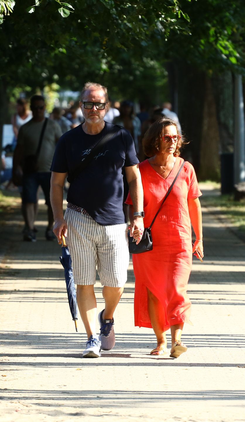 Artur Żmijewski z żoną Pauliną