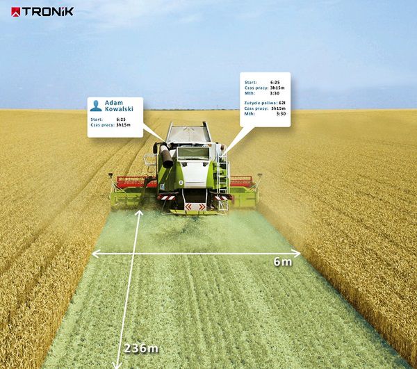 Nowa usługa dla rolnictwa - automatyczny system rozliczeń pracy i maszyn rolniczych