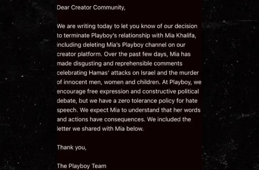 Oświadczenie "Playboya"