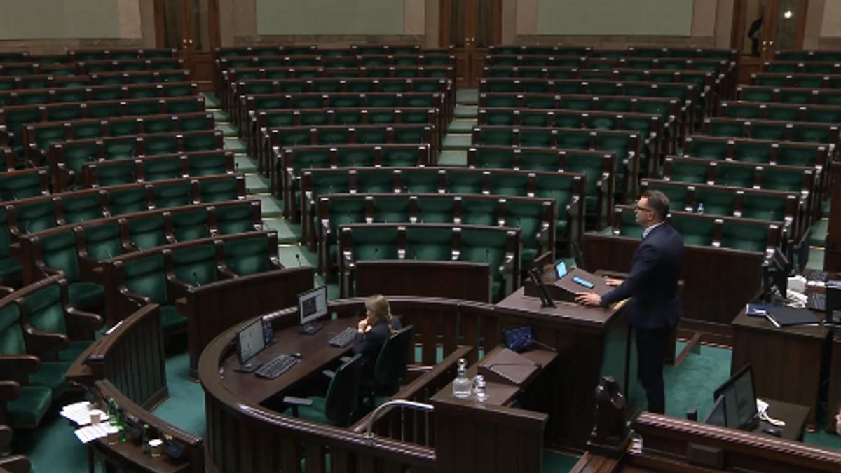 Łukasz Mejza w Sejmie.