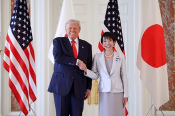 Trump w Japonii. Premier Takaichi ogłasza "wielki sukces"
