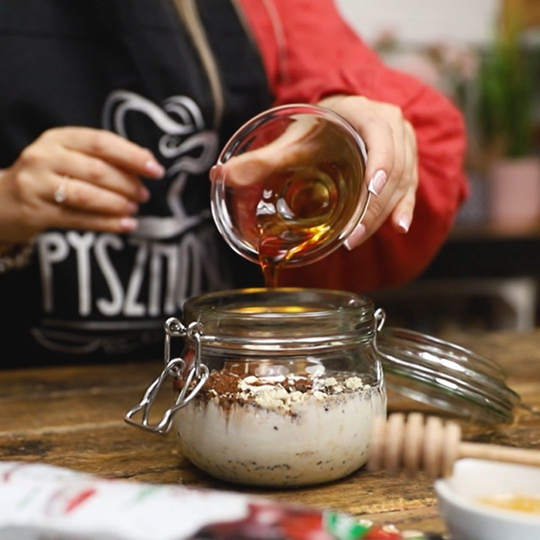 Następnie dodaję produkty w płynnej postaci