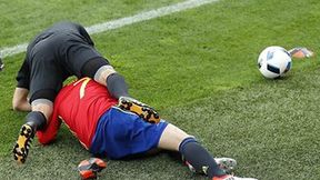 Euro 2016: Morata powalił polskiego arbitra. Niecodzienny moment na meczu Hiszpanów