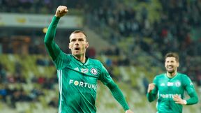 PKO Ekstraklasa. Lechia - Legia. Pierwszy gol Mateusza Cholewiaka w koszulce Wojskowych. Wszedł i dobił rywali