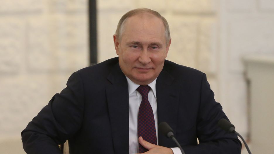 Russian President Putin Meets Armenian And Azerbaijani Counterparts
SOCHI, RUSSIA - OCTOBER 31 (RUSSIA OUT) Russian President Vladimir Putin speaks during his press conference at the Rus Sanatorium , October,31,2022, in Sochi, Russia. Leaders of Russia, Armenia and Azerbaijan gathered at Russia's Black Sea resort of Sochi for a tripartite meeting. (Photo by Contributor/Getty Images)
Contributor