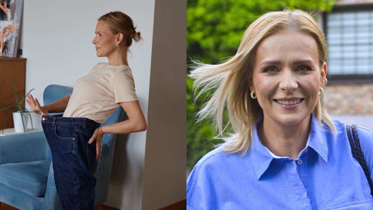 Aneta Zając cudnie chudnie. Różnica jest ogromna