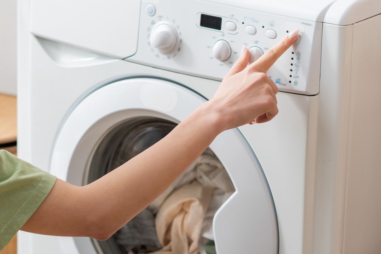 Press this before turning on your washing machine. Watch the bills reduce significantly