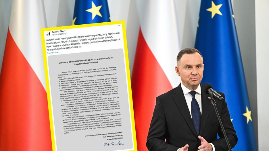 PAN apeluje do Dudy, aby zastosował się do swoich słów z 2015 r.