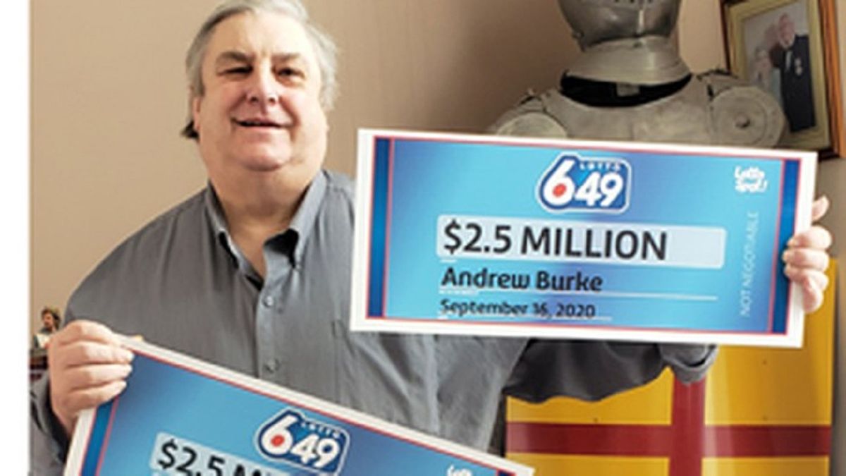 Milionową wygraną podzielił się z samym sobą