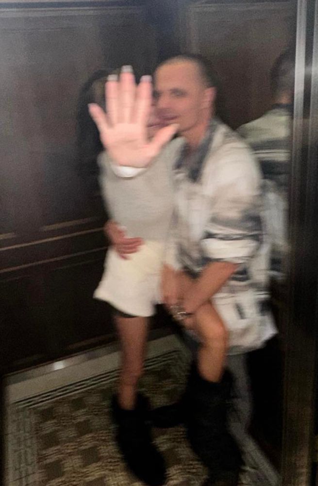 Marcin Hakiel w towarzystwie ukochanej