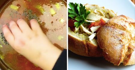 Zupa z kurczakiem i ryżem