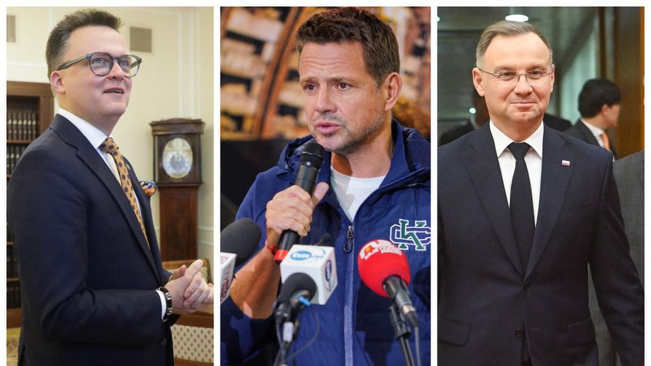 Hołownia, Trzaskowski i Duda - to trzej politycy obdarzeni, jak 