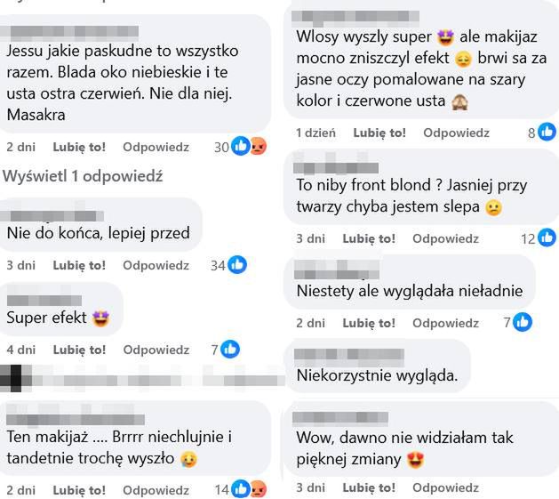 Internauci komentują metamorfozę Marii Niklińskiej