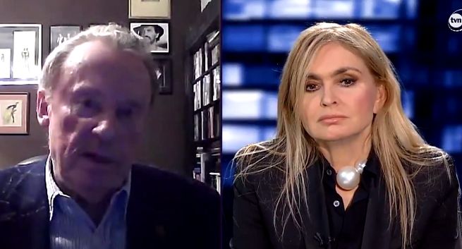 „Kropka nad i” z Olbrychskim bez emisji w TVN24. "To decyzja redakcji w związku z wydarzeniami na Kapitolu"