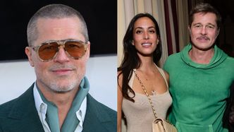 Brad Pitt z MŁODSZĄ O 29 LAT ukochaną pozuje na premierze filmu. On w dresie, ona w sukni. Robi wrażenie? (FOTO)